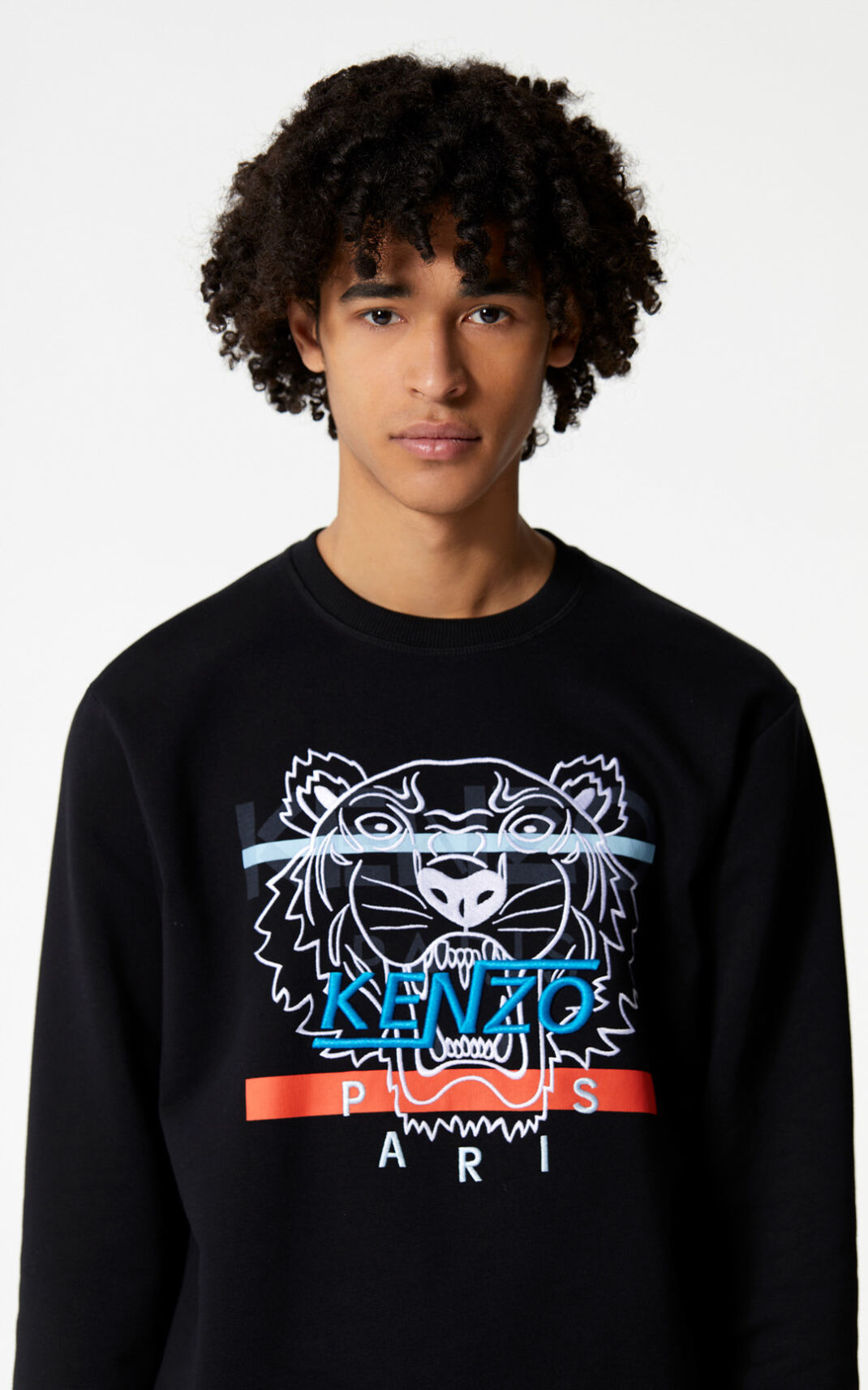 Kenzo Tiger Sweatshirt Herre - Sort DK-776784